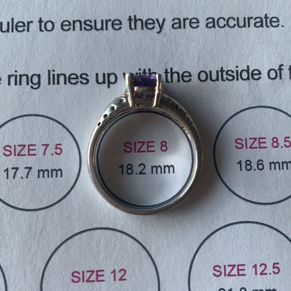 Amethyst Silver Ring - Picture 3 of 7